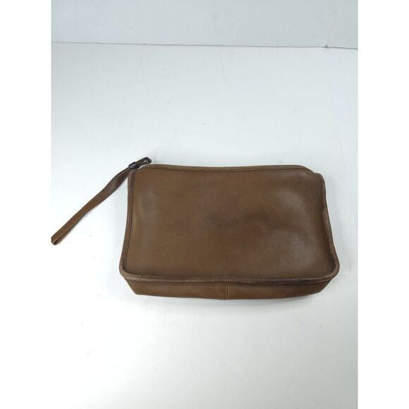 Vintage 70s Coach NYC Brown No StrapLeather Crossbody Bag Bonnie Cashing 70s 80s - Picture 1 of 14